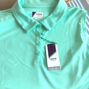 New with Tags Mint green Izod Top